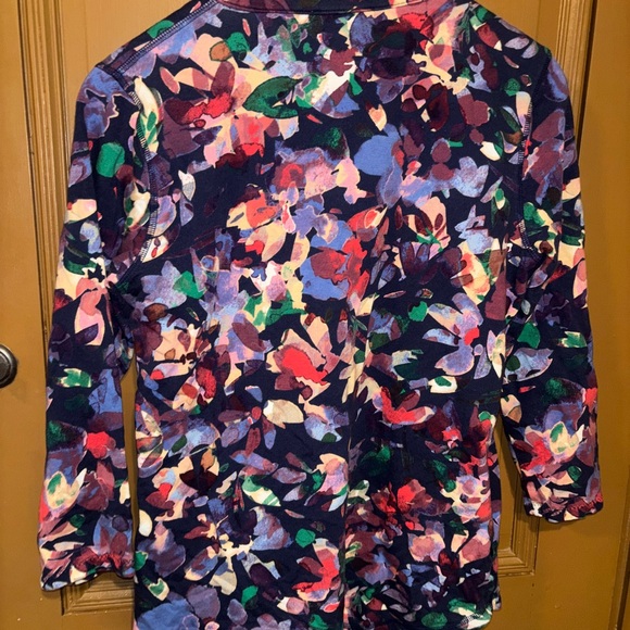 Talbots Multicolor Floral Top - Picture 2 of 4